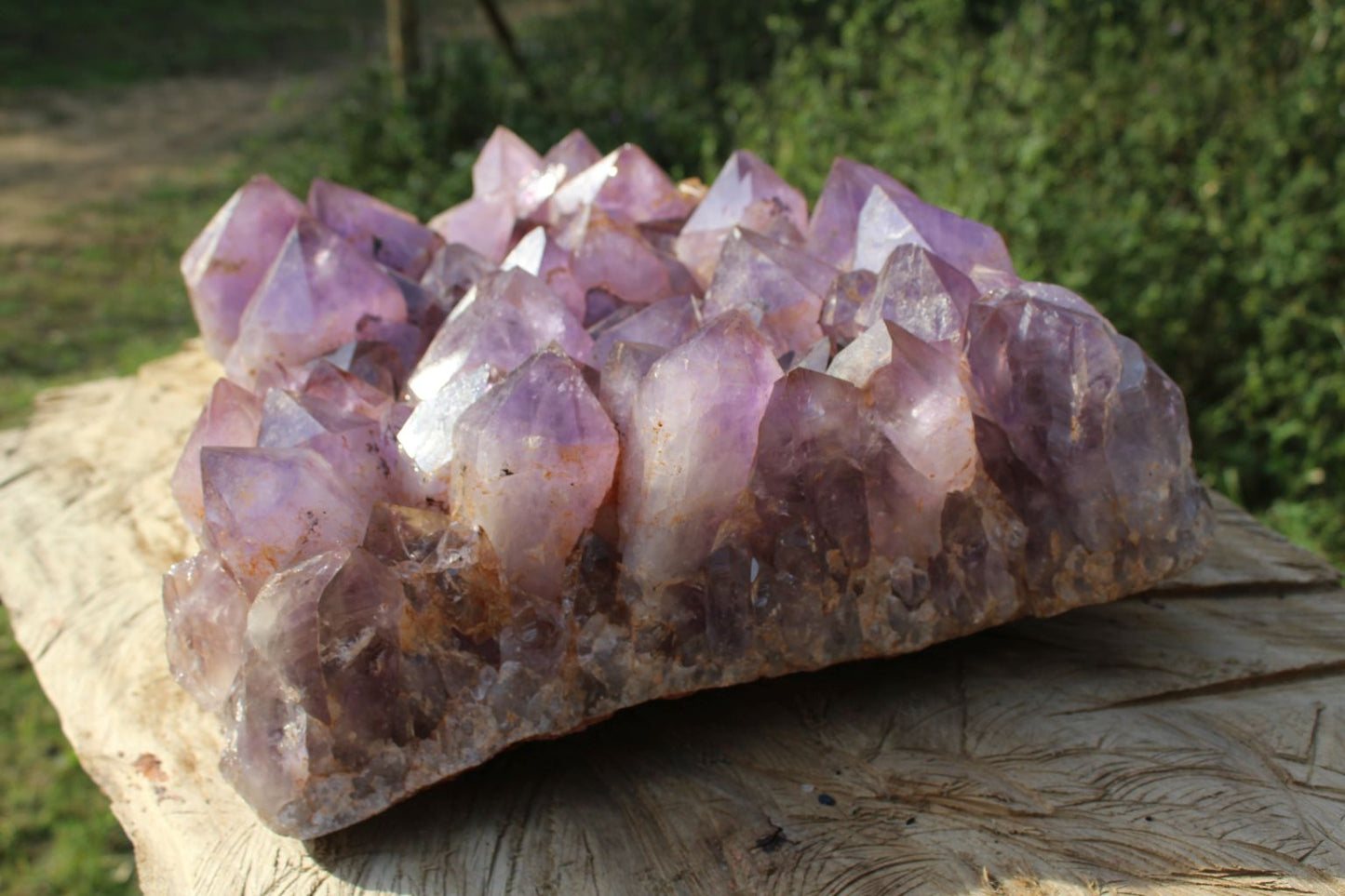 Huge Mumbwa Amethyst specimen