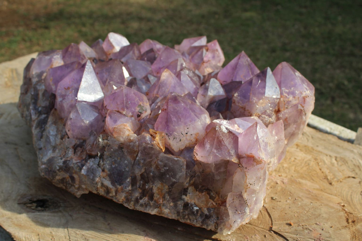 Huge Mumbwa Amethyst specimen