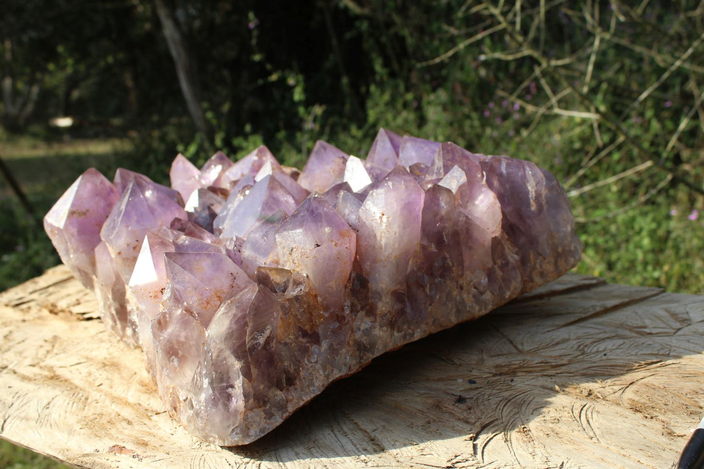 Huge Mumbwa Amethyst specimen