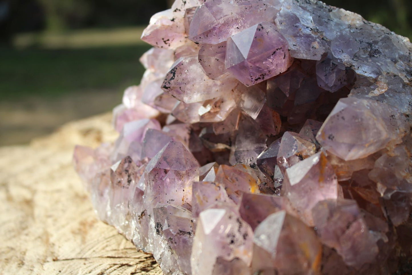 Zambian Amethyst crystal cluster