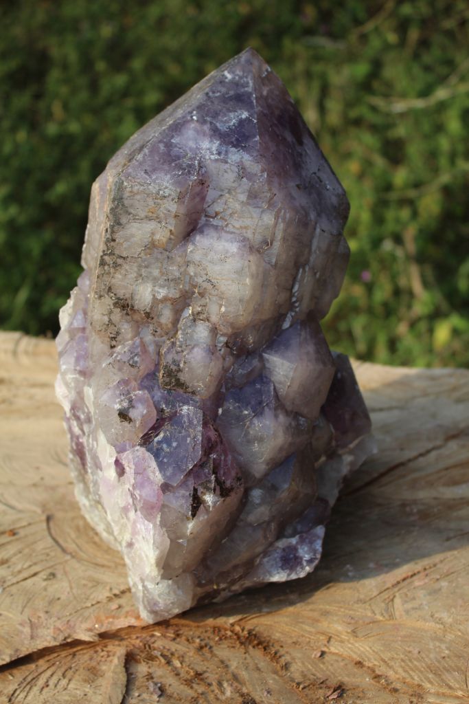 Huge amethyst crystal from Zambia