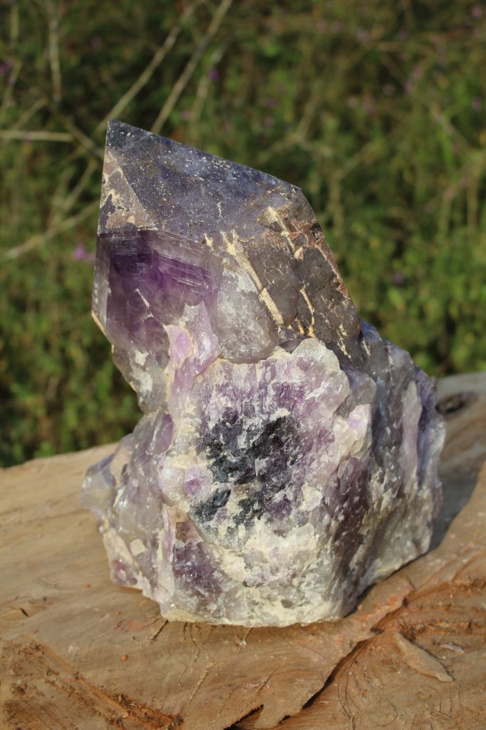 Huge amethyst crystal from Zambia