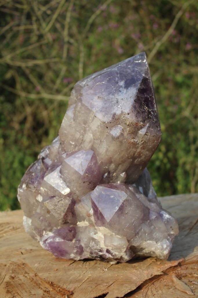 Huge amethyst crystal from Zambia
