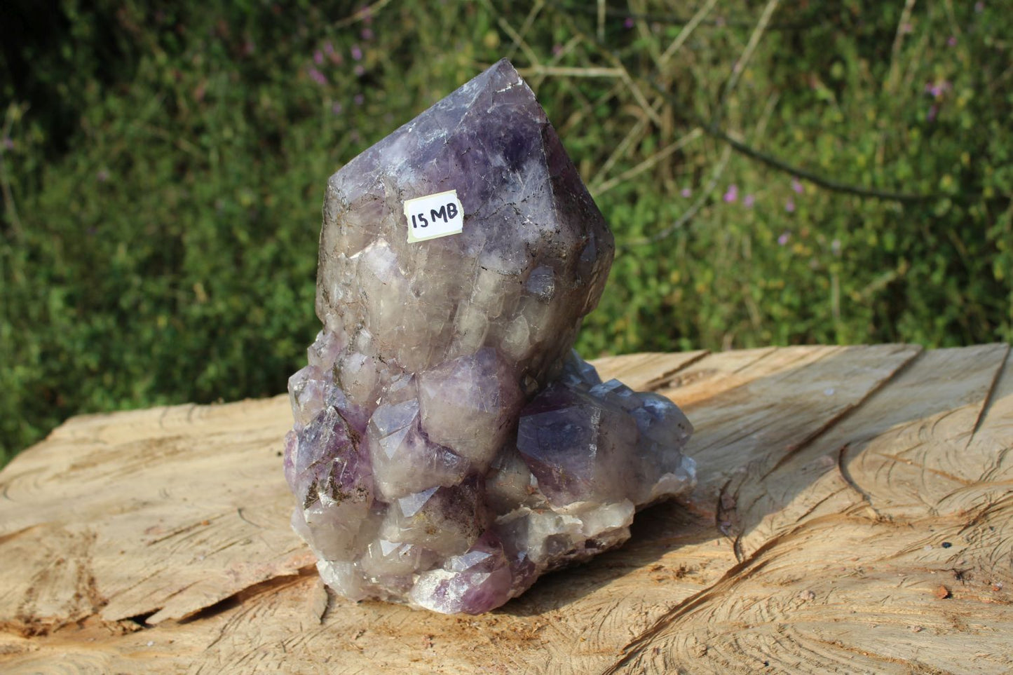 Huge amethyst crystal from Zambia