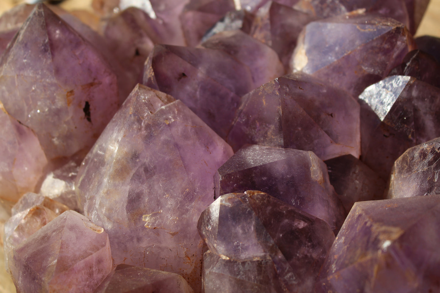 XL amethyst cluster from Mumbwa, Zambia