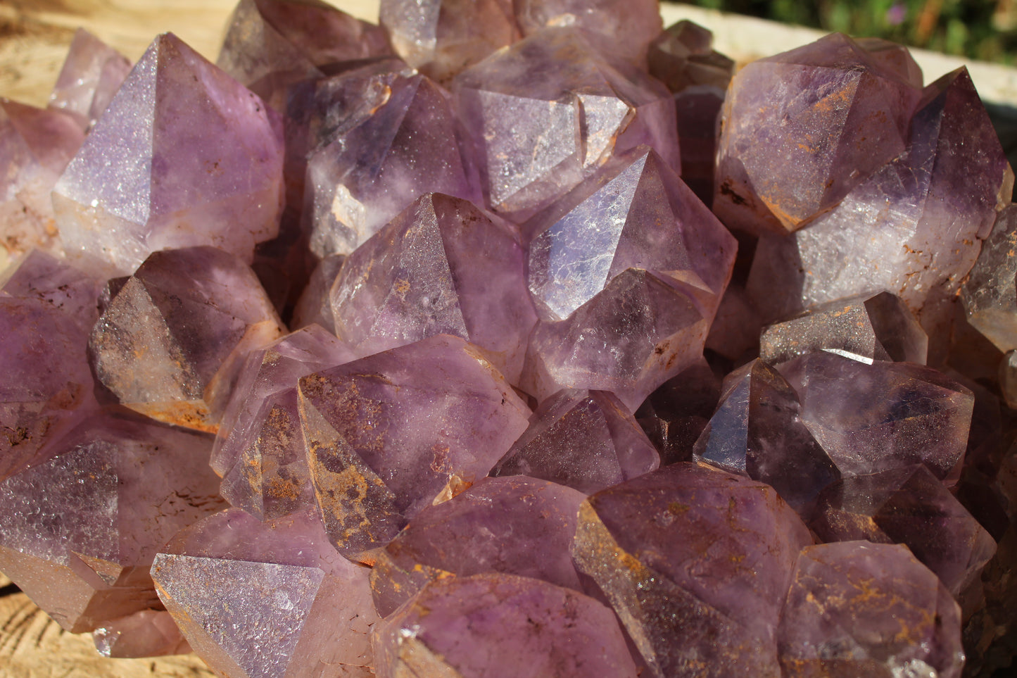 XL amethyst cluster from Mumbwa, Zambia