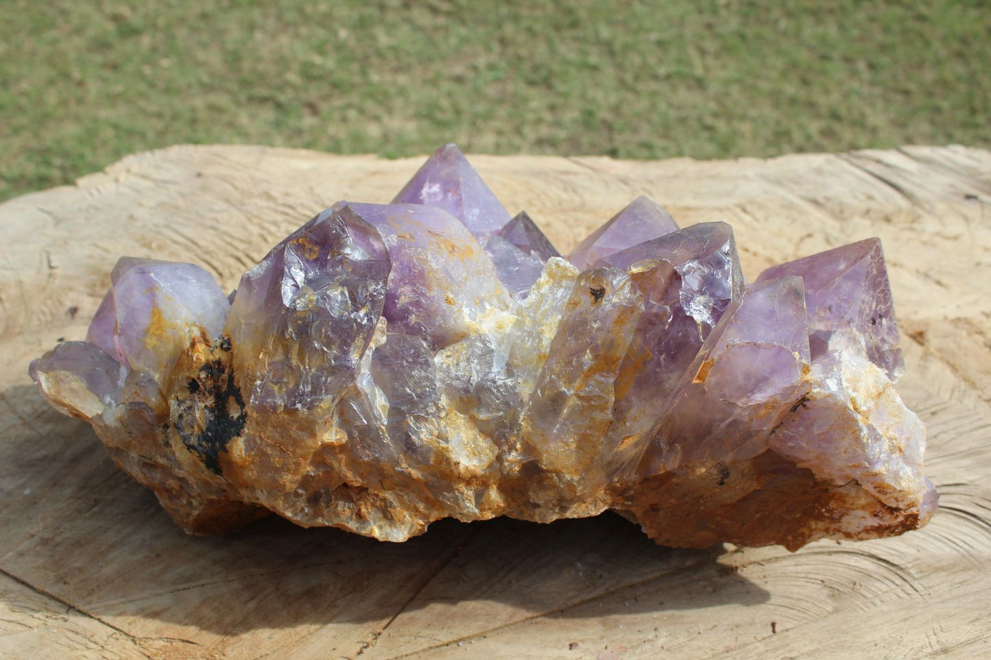 XL amethyst cluster from Mumbwa, Zambia