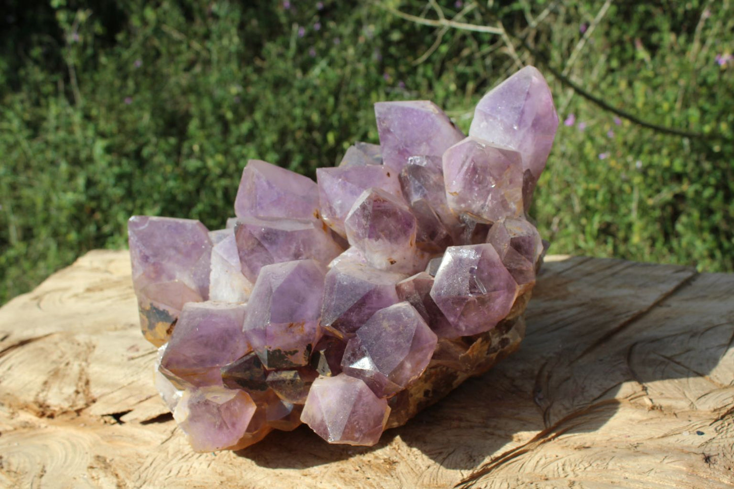 Extra large Zambian quartz crystal cluster