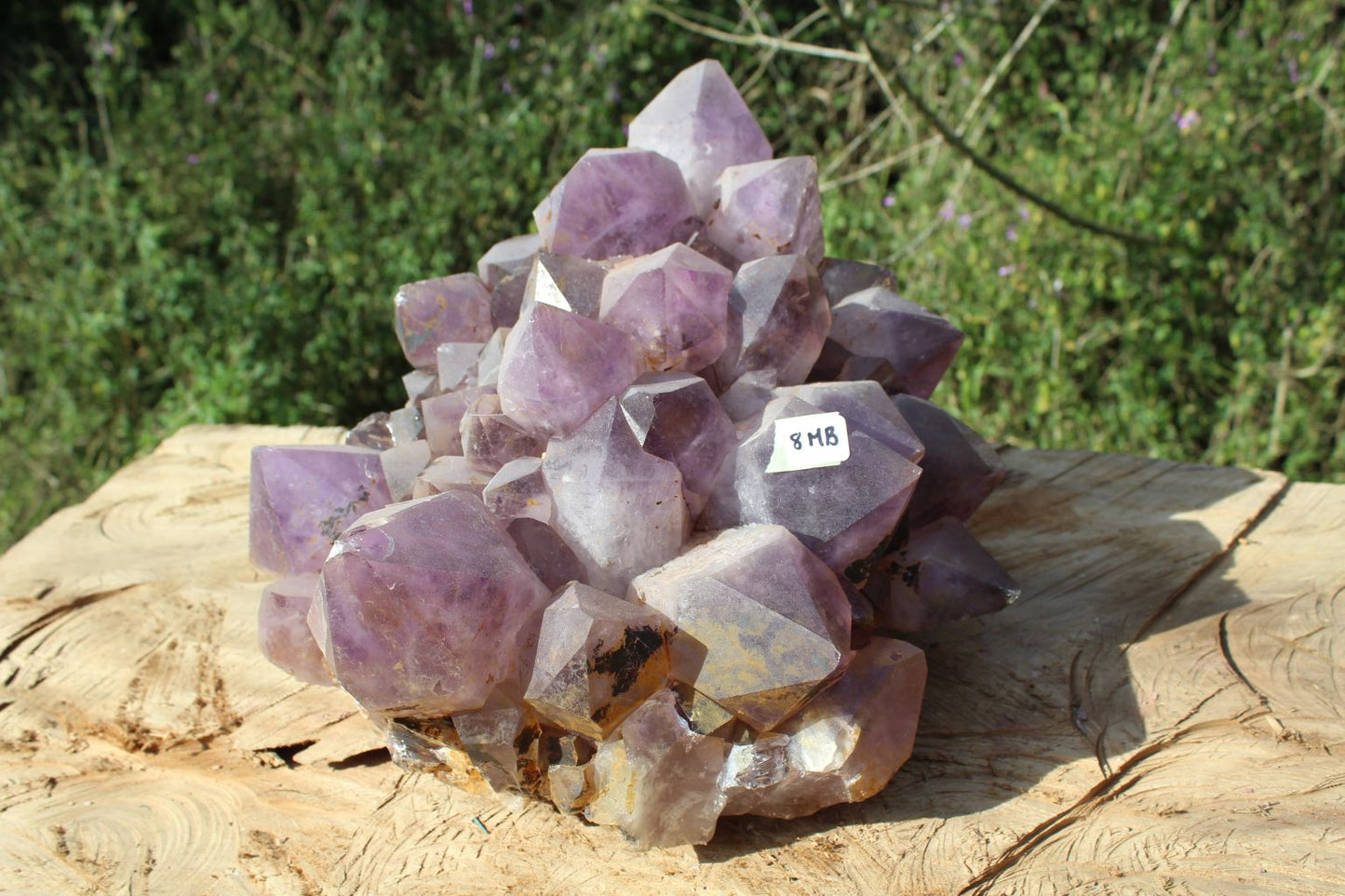 Extra large Zambian quartz crystal cluster