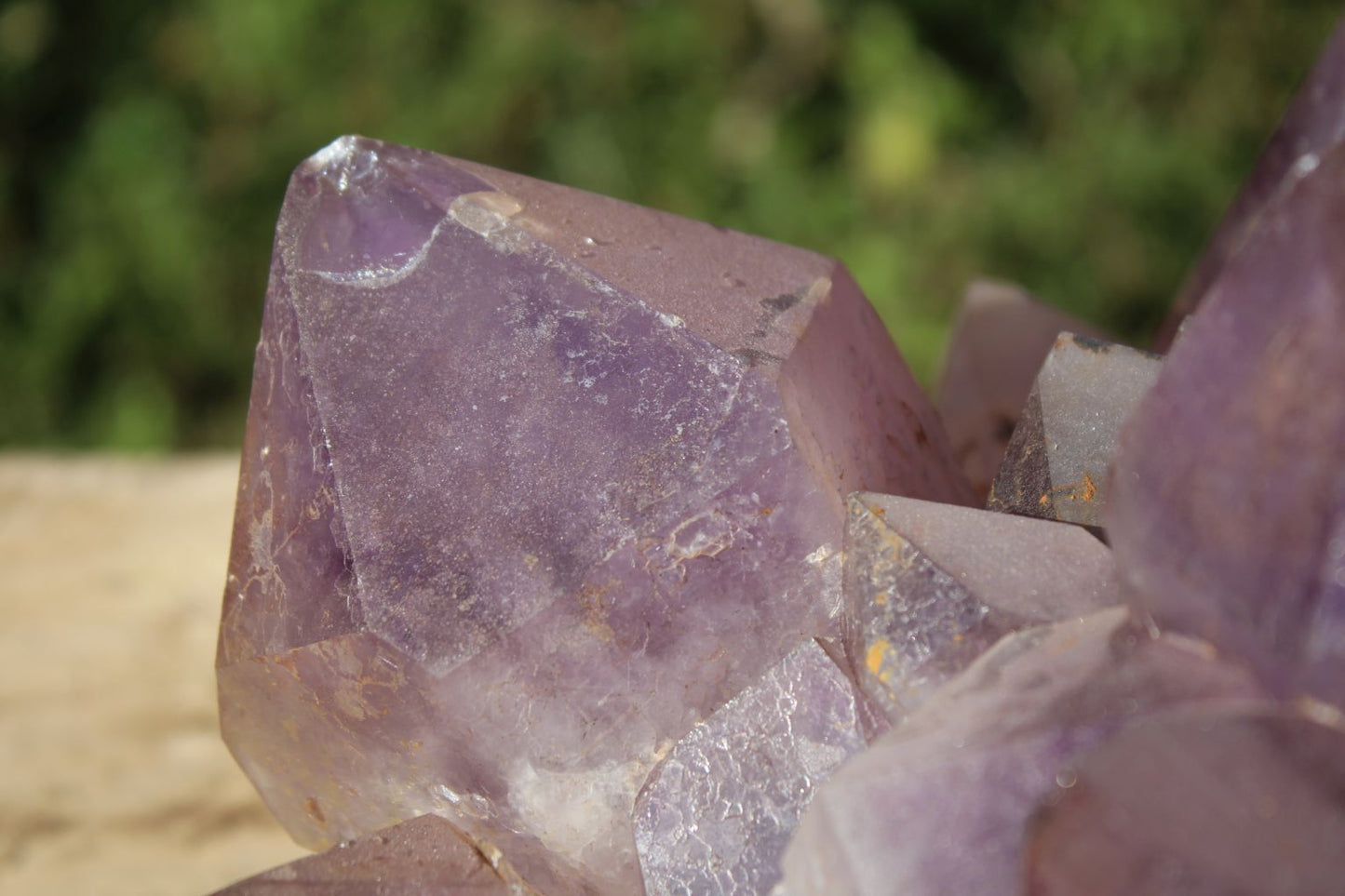 Extra large Zambian quartz crystal cluster