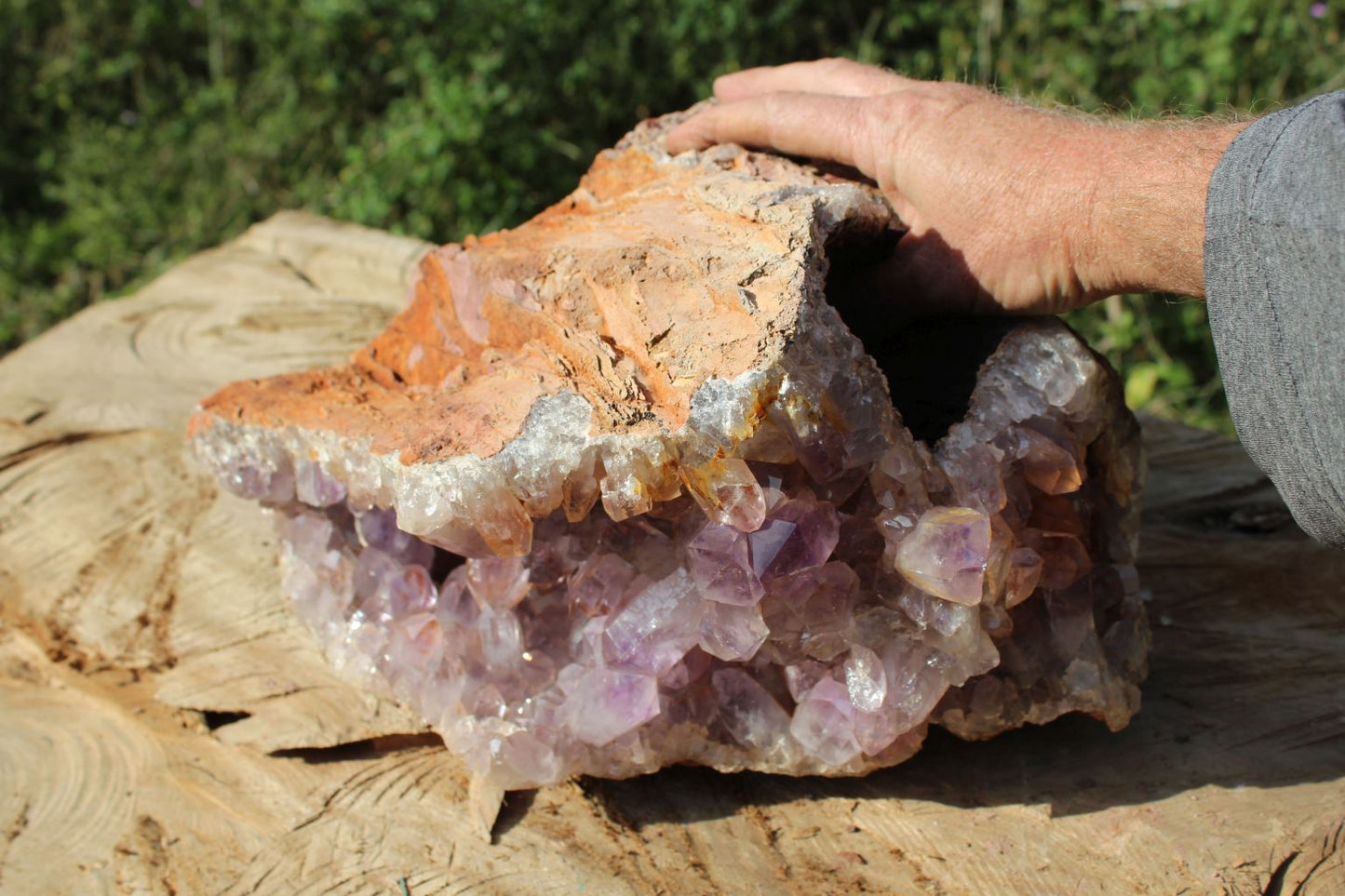Natural Mumbwa Amethyst Crystal cluster from Zambia (9.5kg)