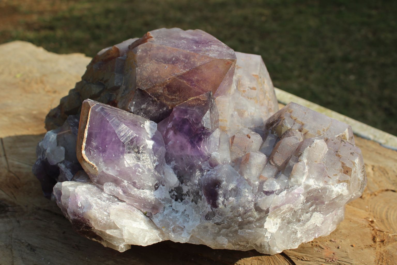 huge amethyst cluster from Mumbwa, Zambia