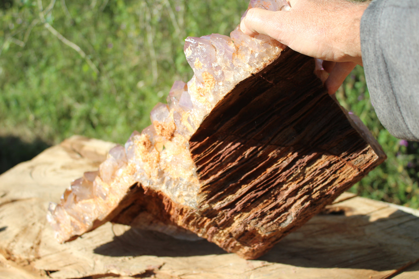 XL Zambian Amethyst crystal cluster 