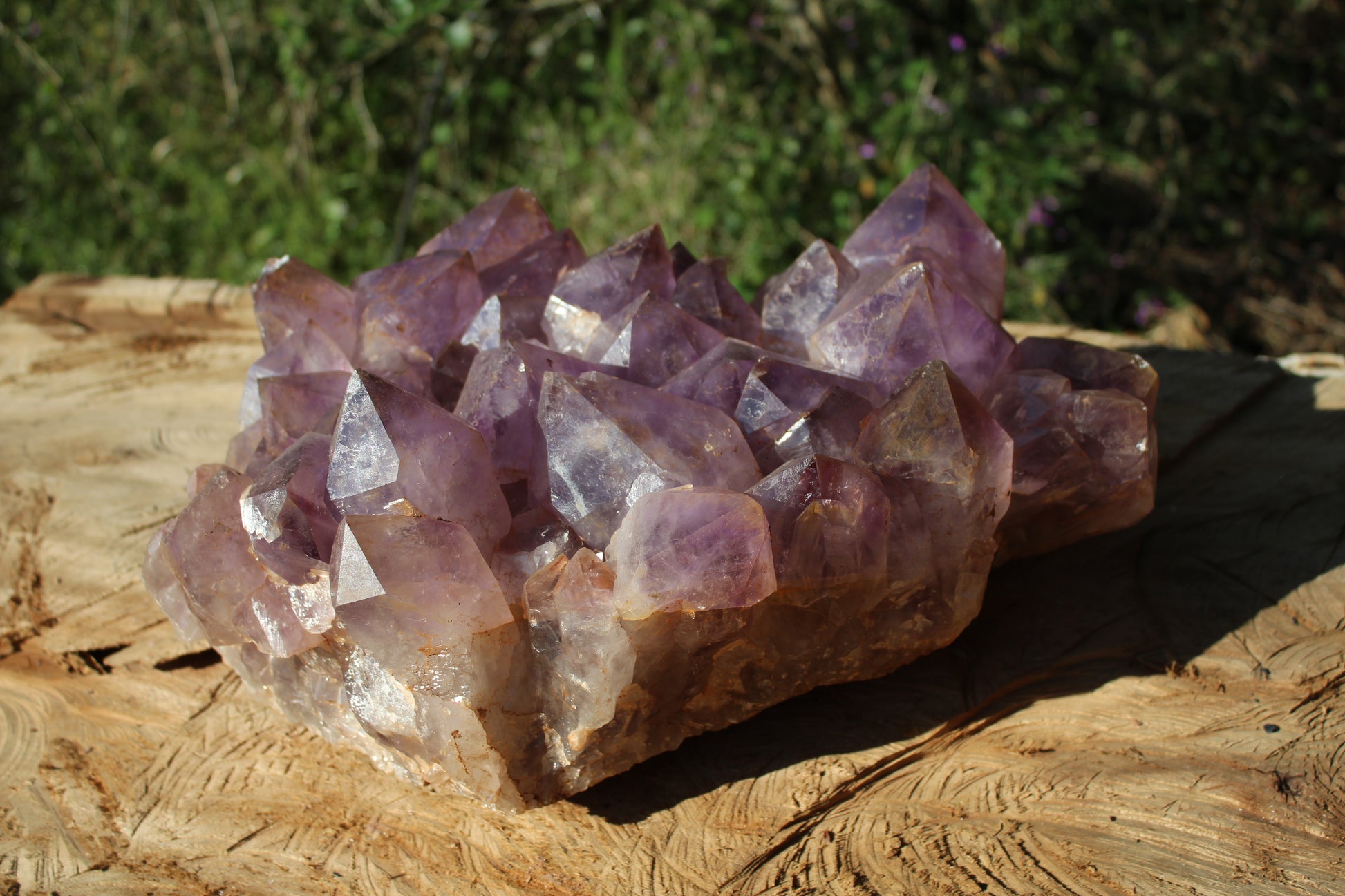 XL amethyst cluster from Mumbwa, Zambia