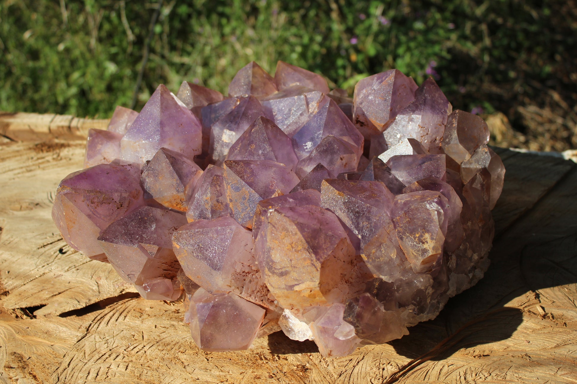 XL amethyst cluster from Mumbwa, Zambia