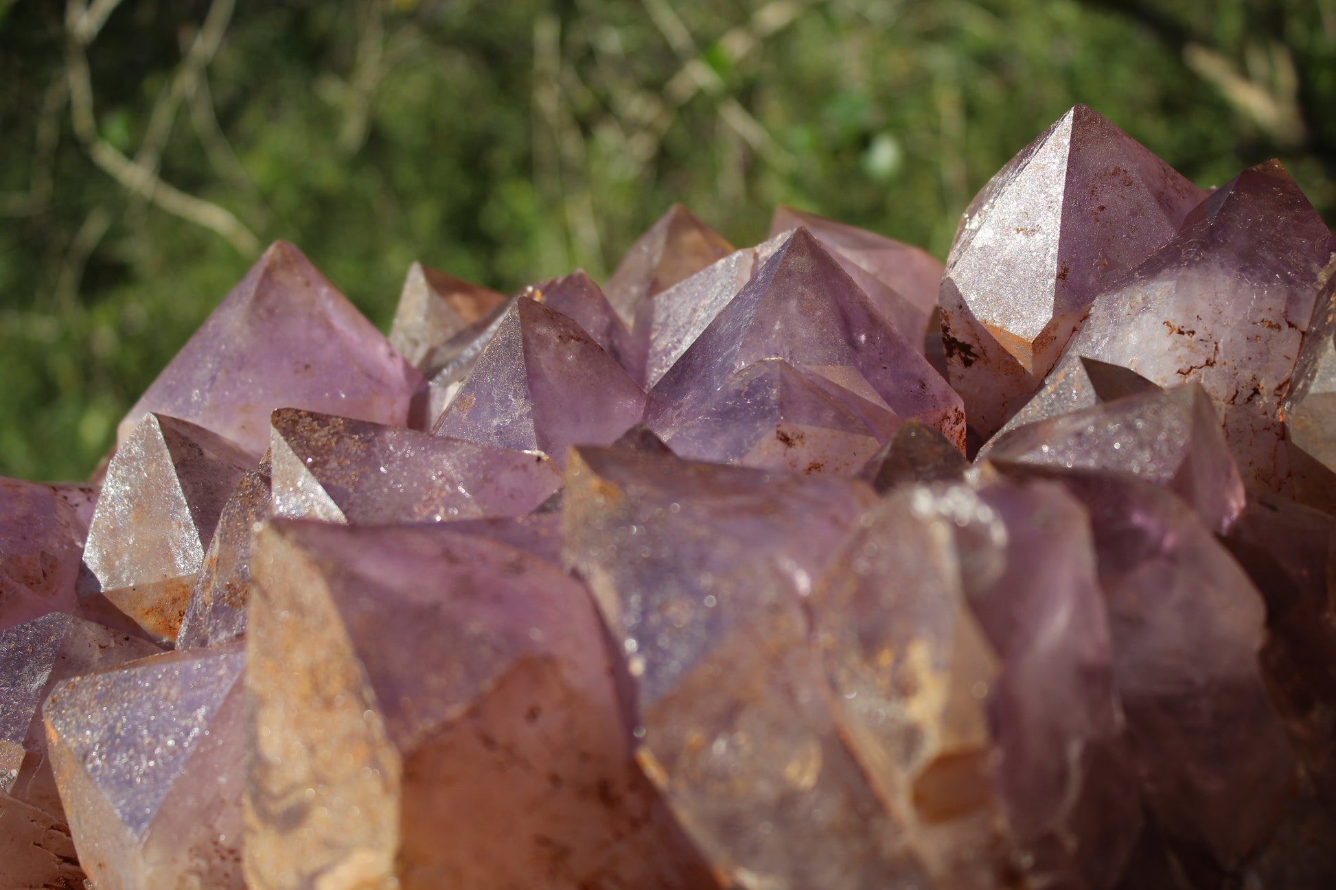 XL amethyst cluster from Mumbwa, Zambia