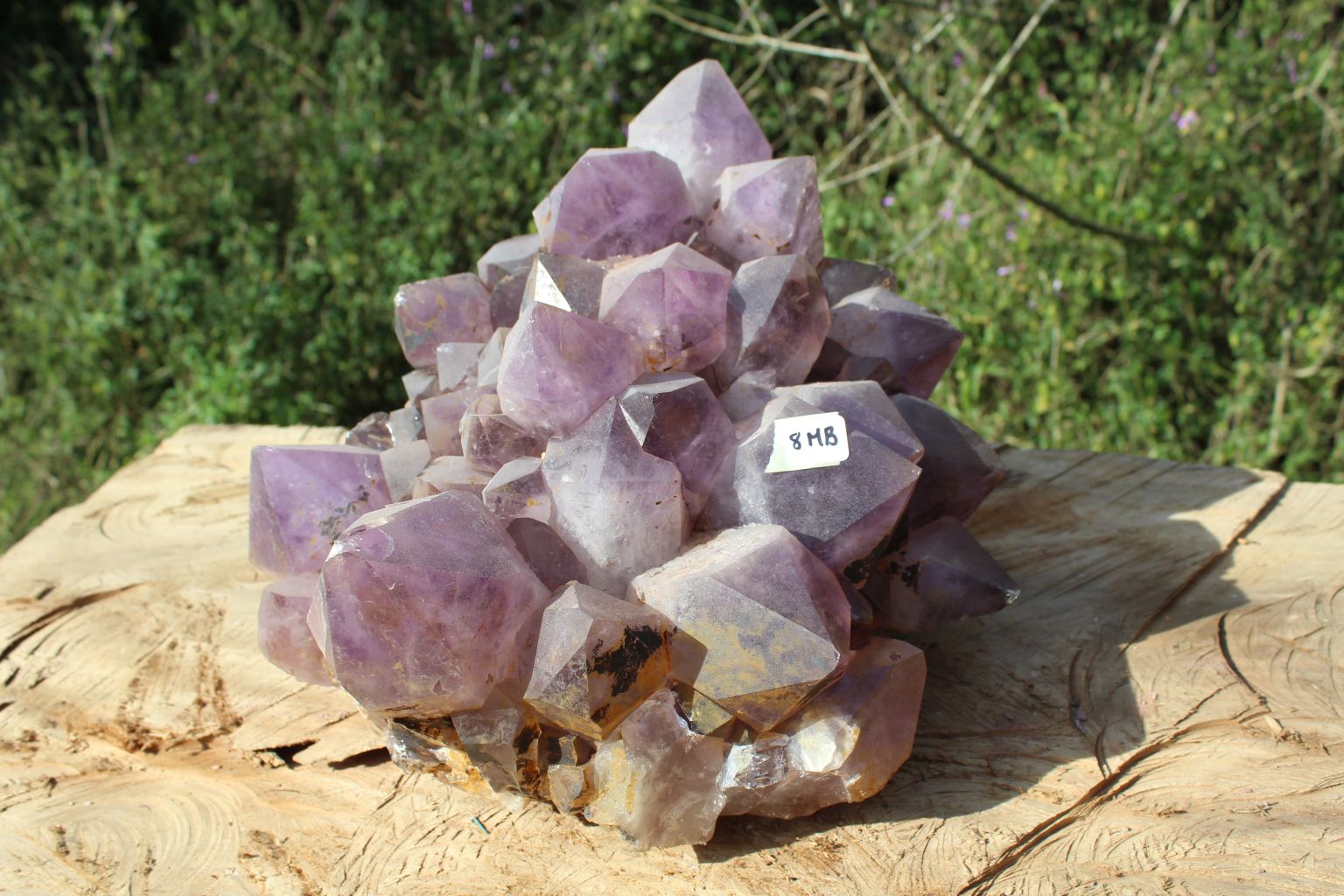 Extra large Zambian quartz crystal cluster